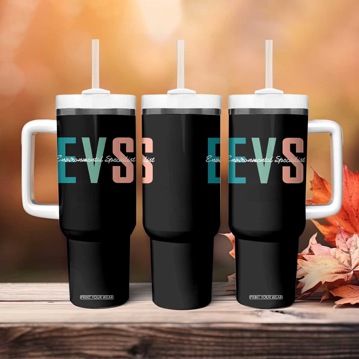 Environmental Services Specialist EVS Week Appreciation Gift Tumbler With Handle Proud EVS Team Member