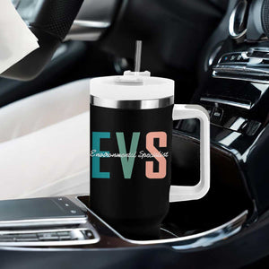 Environmental Services Specialist EVS Week Appreciation Gift Tumbler With Handle Proud EVS Team Member