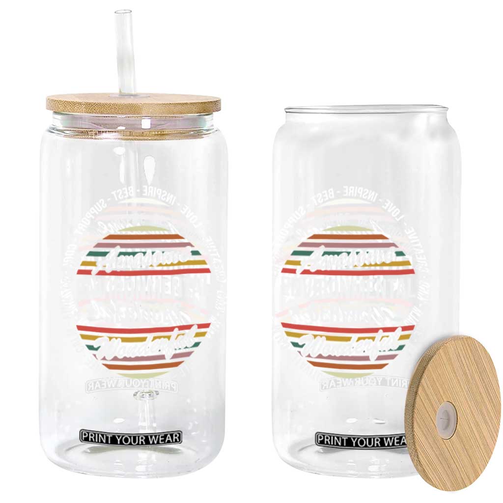 Awesome Environmental Services EVS Appreciation Gift Glass Can Healthcare Housekeeping Team Pride