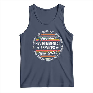Awesome Environmental Services EVS Appreciation Gift Tank Top Healthcare Housekeeping Team Pride