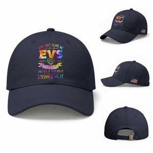 You Can't Scare Me I Am An EVS Specialist Baseball Cap Funny Environmental Services Appreciation Gift