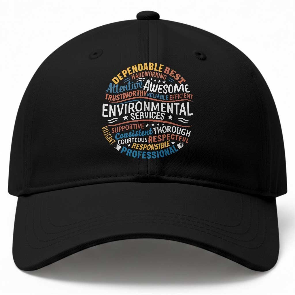 Dependable Environmental Services Baseball Cap Proud Hospital EVS Staff Healthcare Housekeeper Appreciation Gift