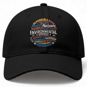 Dependable Environmental Services Baseball Cap Proud Hospital EVS Staff Healthcare Housekeeper Appreciation Gift