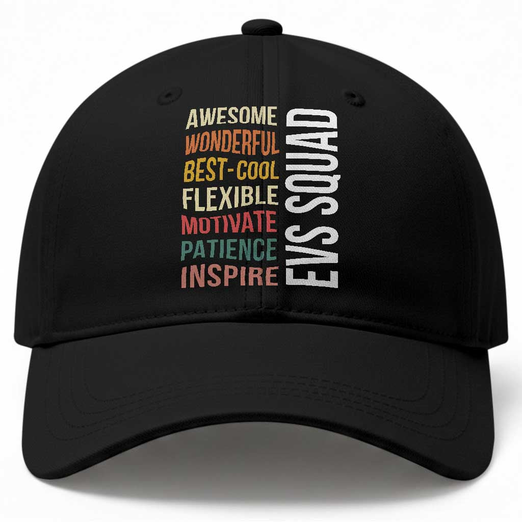 Awesome EVS Squad Appreciation Baseball Cap Environmental Services Team Hospital Housekeeping Crew