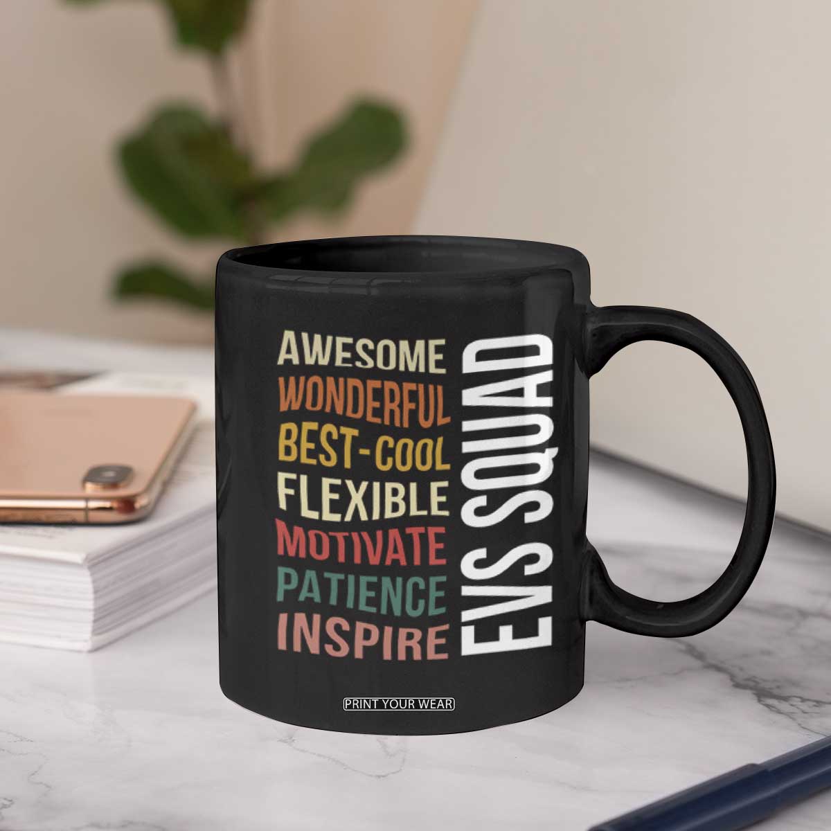 Awesome EVS Squad Appreciation Coffee Mug Environmental Services Team Hospital Housekeeping Crew