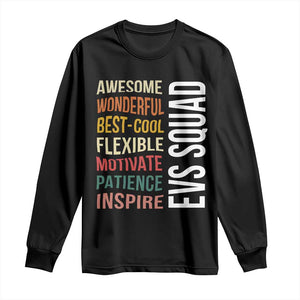 Awesome EVS Squad Appreciation Long Sleeve Shirt Environmental Services Team Hospital Housekeeping Crew