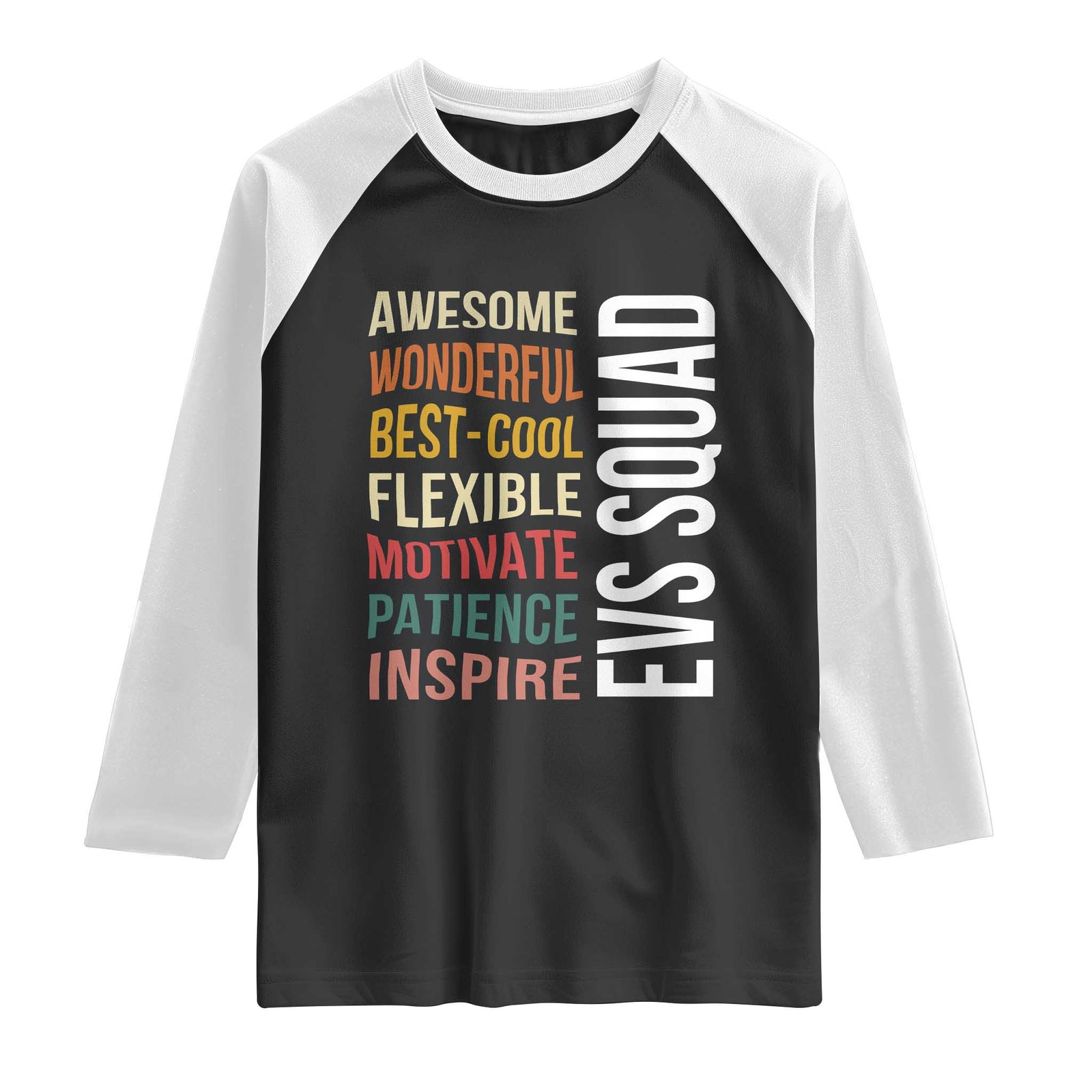 Awesome EVS Squad Appreciation Raglan Shirt Environmental Services Team Hospital Housekeeping Crew