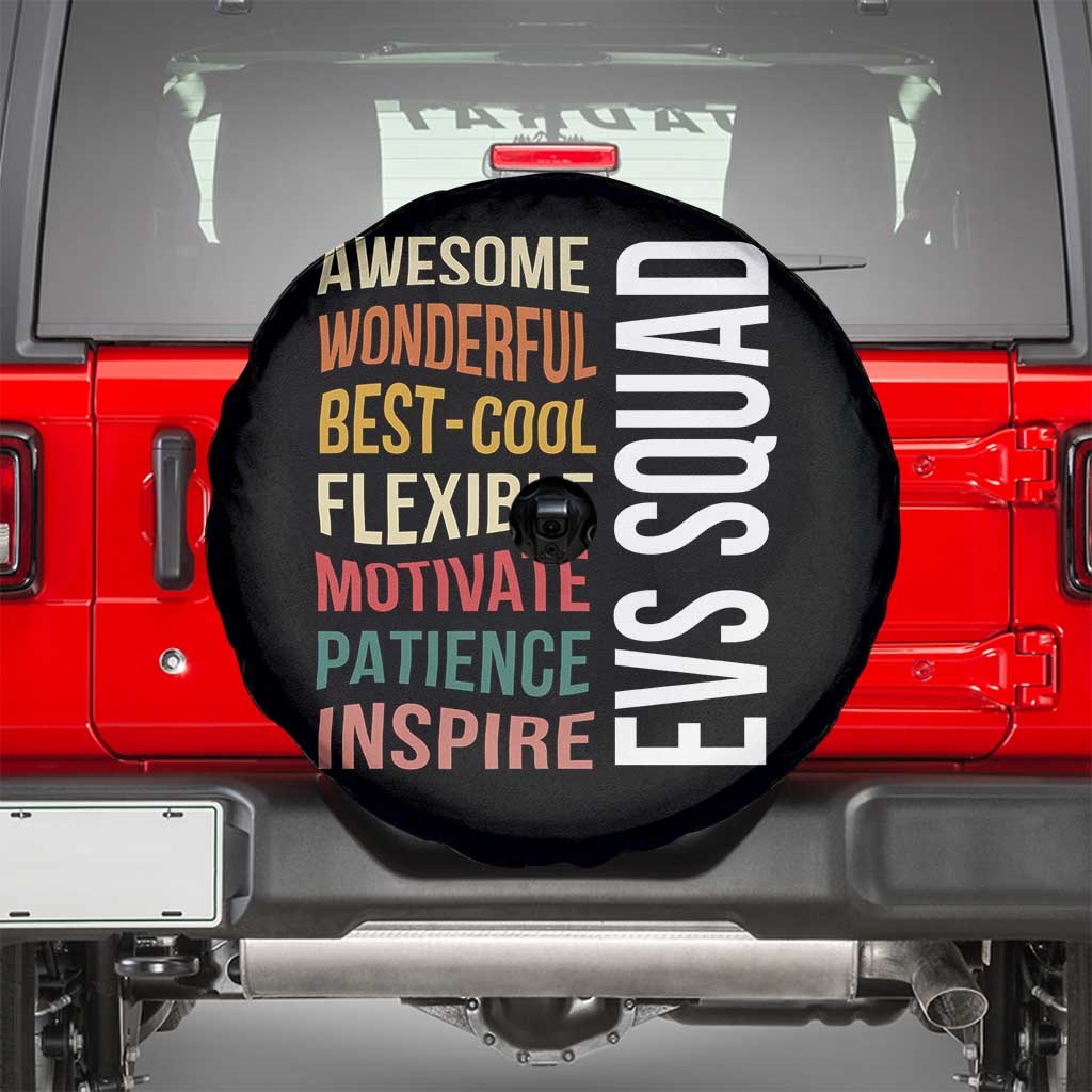 Awesome EVS Squad Appreciation Spare Tire Cover Environmental Services Team Hospital Housekeeping Crew
