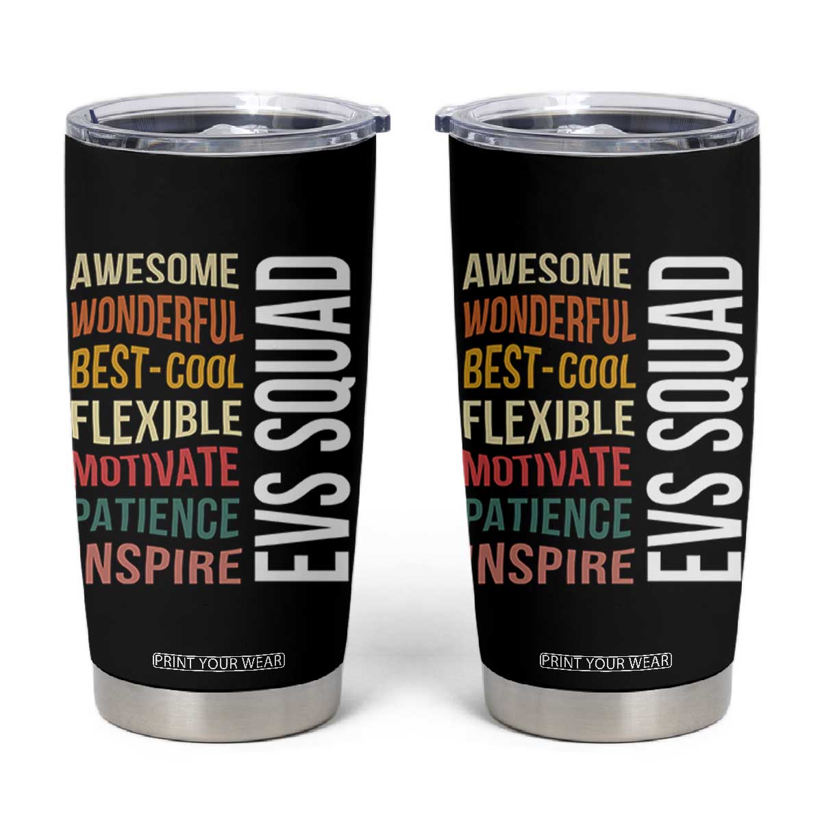Awesome EVS Squad Appreciation Tumbler Cup Environmental Services Team Hospital Housekeeping Crew