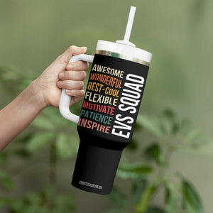 Awesome EVS Squad Appreciation Tumbler With Handle Environmental Services Team Hospital Housekeeping Crew