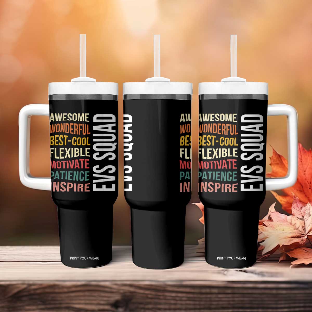 Awesome EVS Squad Appreciation Tumbler With Handle Environmental Services Team Hospital Housekeeping Crew