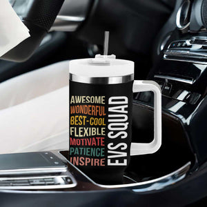 Awesome EVS Squad Appreciation Tumbler With Handle Environmental Services Team Hospital Housekeeping Crew