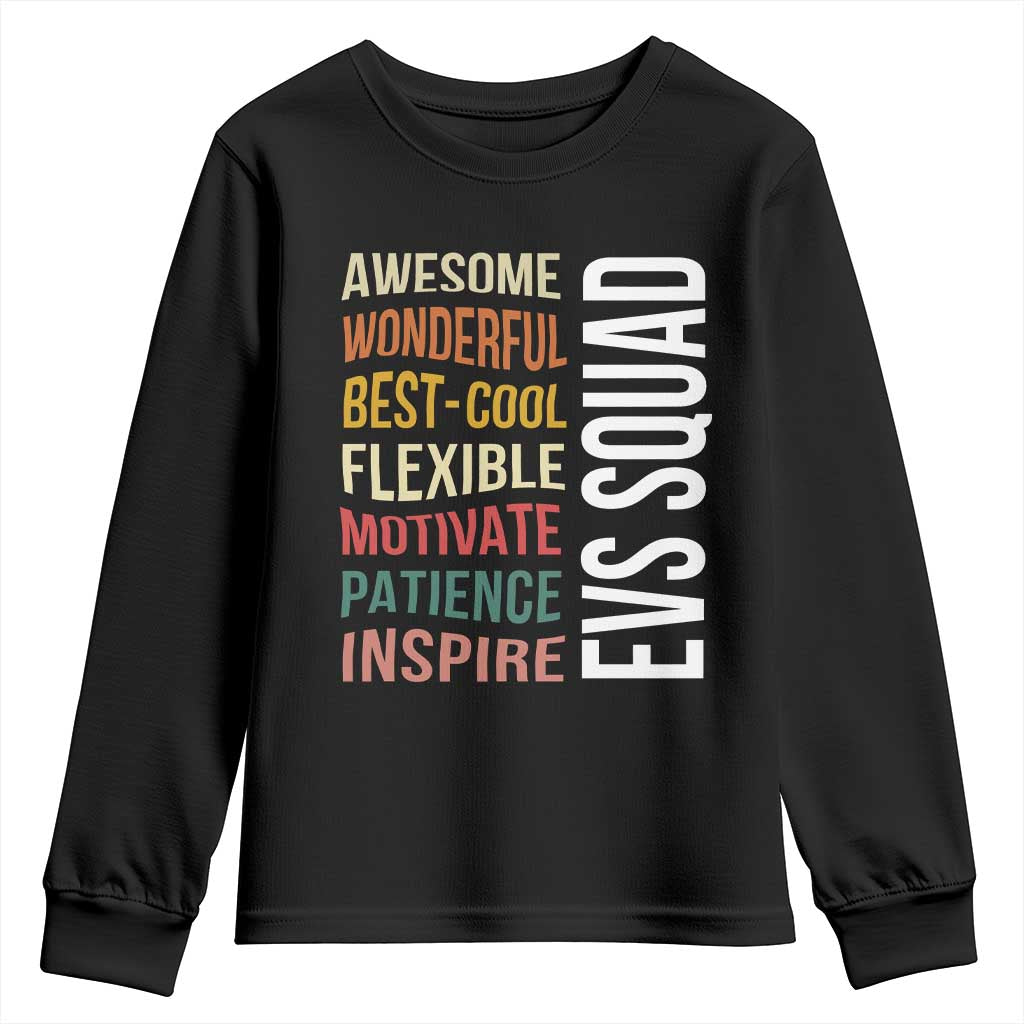 Awesome EVS Squad Appreciation Youth Sweatshirt Environmental Services Team Hospital Housekeeping Crew