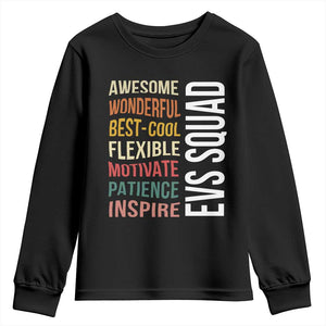 Awesome EVS Squad Appreciation Youth Sweatshirt Environmental Services Team Hospital Housekeeping Crew