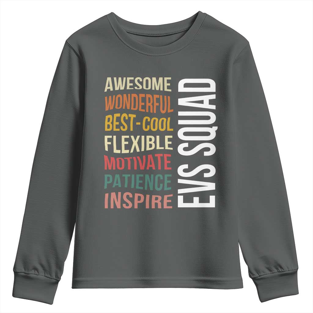 Awesome EVS Squad Appreciation Youth Sweatshirt Environmental Services Team Hospital Housekeeping Crew
