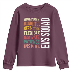 Awesome EVS Squad Appreciation Youth Sweatshirt Environmental Services Team Hospital Housekeeping Crew
