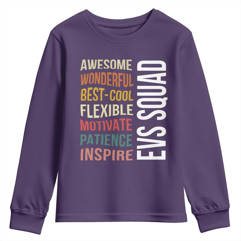 Awesome EVS Squad Appreciation Youth Sweatshirt Environmental Services Team Hospital Housekeeping Crew