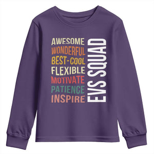 Awesome EVS Squad Appreciation Youth Sweatshirt Environmental Services Team Hospital Housekeeping Crew