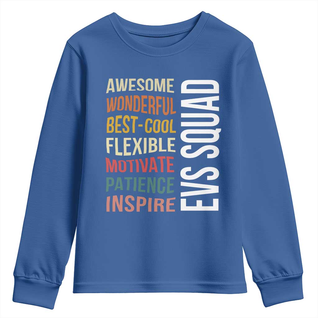 Awesome EVS Squad Appreciation Youth Sweatshirt Environmental Services Team Hospital Housekeeping Crew