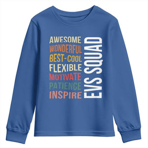 Awesome EVS Squad Appreciation Youth Sweatshirt Environmental Services Team Hospital Housekeeping Crew