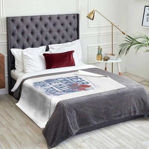 Dear Canada We Hate Him Too Subtle Satire Throw Blanket Vintage Maple Leaf Scenic Outdoor Great Lakes
