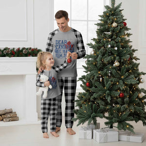 Dear Canada We Hate Him Too Subtle Satire Plaid Pajama Set Vintage Maple Leaf Scenic Outdoor Great Lakes