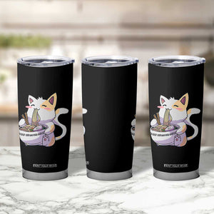 Ramen Cat Kawaii Tumbler Cup Anime Japanese Neko Cute Graphic TS02 Print Your Wear