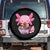 Kawaii Axolotl Eating Ramen Spare Tire Cover Japanese Noodles Lover Anime Otaku Manga TS02 No hole Black Print Your Wear