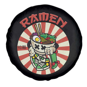 Kawaii Japan Ramen Spare Tire Cover Cute Skater Japanese Noodles Anime Skateboard Lover TS02 Print Your Wear