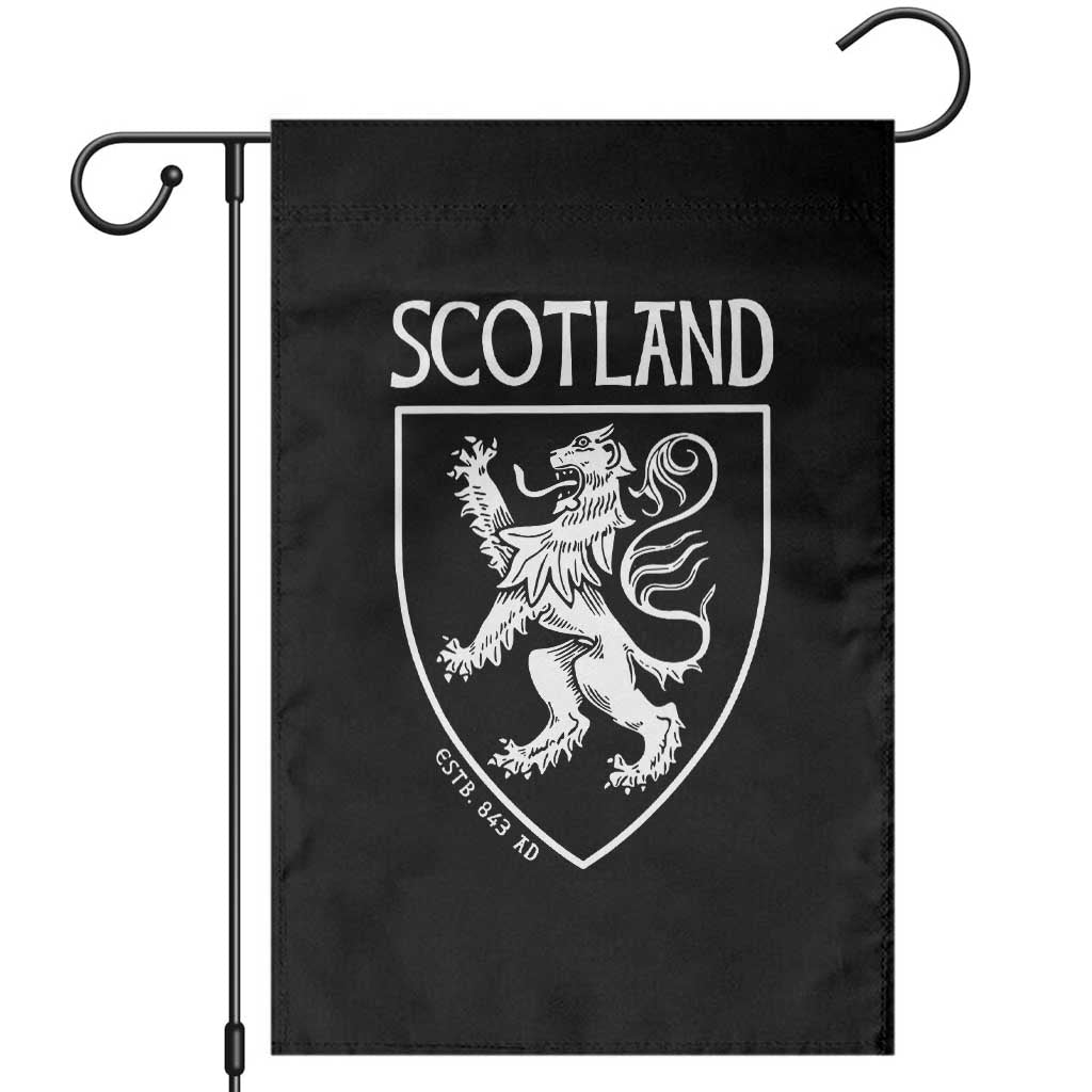 Scotland Lion Rampant Scottish Heritage Pride Graphic Garden Flag TS02 Black Print Your Wear