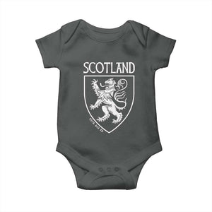Scotland Lion Rampant Scottish Heritage Pride Graphic Baby Onesie TS02 Dark Heather Print Your Wear