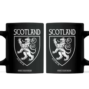 Scotland Lion Rampant Scottish Heritage Pride Graphic Coffee Mug TS02 Black Print Your Wear
