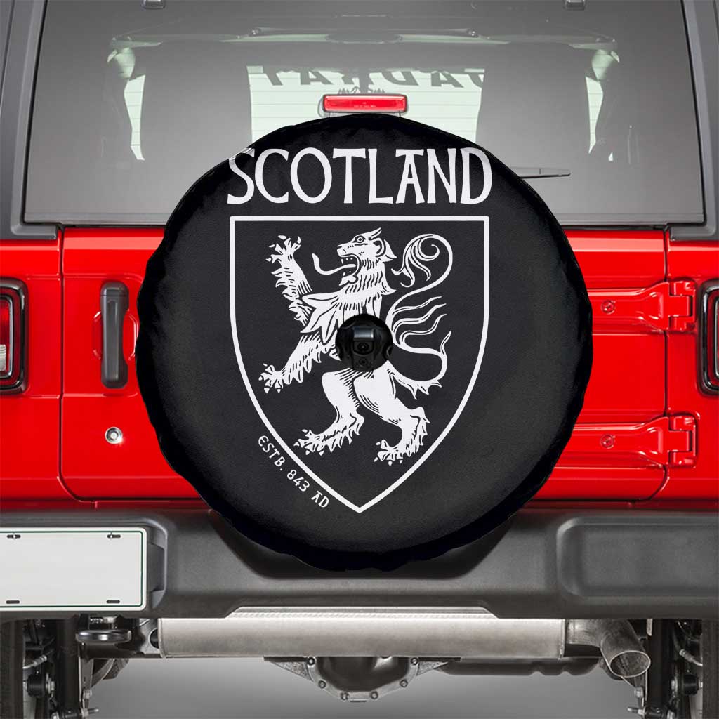 Scotland Lion Rampant Scottish Heritage Pride Graphic Spare Tire Cover TS02 Black Print Your Wear