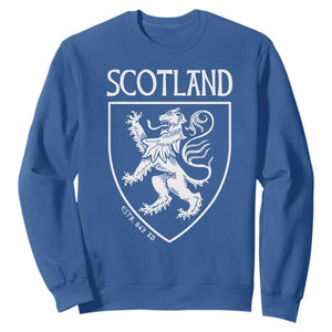 Scotland Lion Rampant Scottish Heritage Pride Graphic Sweatshirt TS02 Royal Blue Print Your Wear