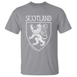 Scotland Lion Rampant Scottish Heritage Pride Graphic T Shirt TS02 Sport Gray Print Your Wear