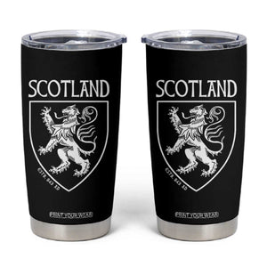 Scotland Lion Rampant Scottish Heritage Pride Graphic Tumbler Cup TS02 Black Print Your Wear