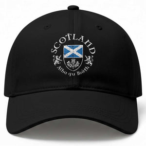 Scotland Alba gu Brath Scottish Thistle Emblem Baseball Cap Distressed Vintage Scottish Heritage Pride TS02 Print Your Wear