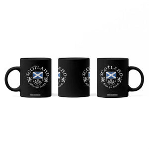 Scotland Alba gu Brath Scottish Thistle Emblem Coffee Mug Distressed Vintage Scottish Heritage Pride TS02 Print Your Wear
