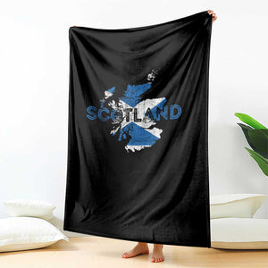 Scotland Map Saltire Flag Scottish Heritage Throw Blanket Vintage Country Pride TS02 Print Your Wear