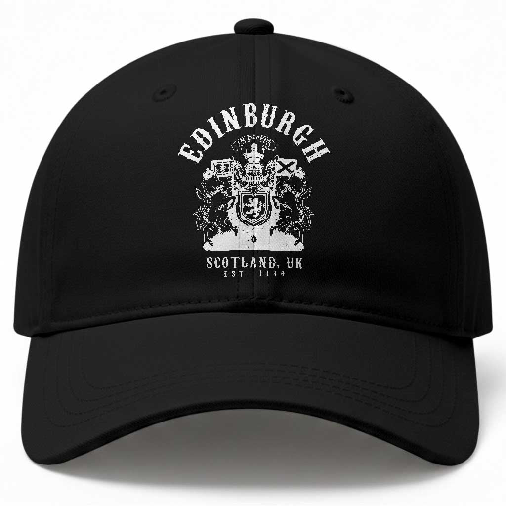 Edinburgh Scotland UK Est 1130 Baseball Cap Royal Coat of Arms In Defens Historic Crest Graphic TS02 Print Your Wear
