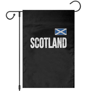 Scotland Saltire Flag Minimalist Athletic College Style Garden Flag TS02 Black Print Your Wear