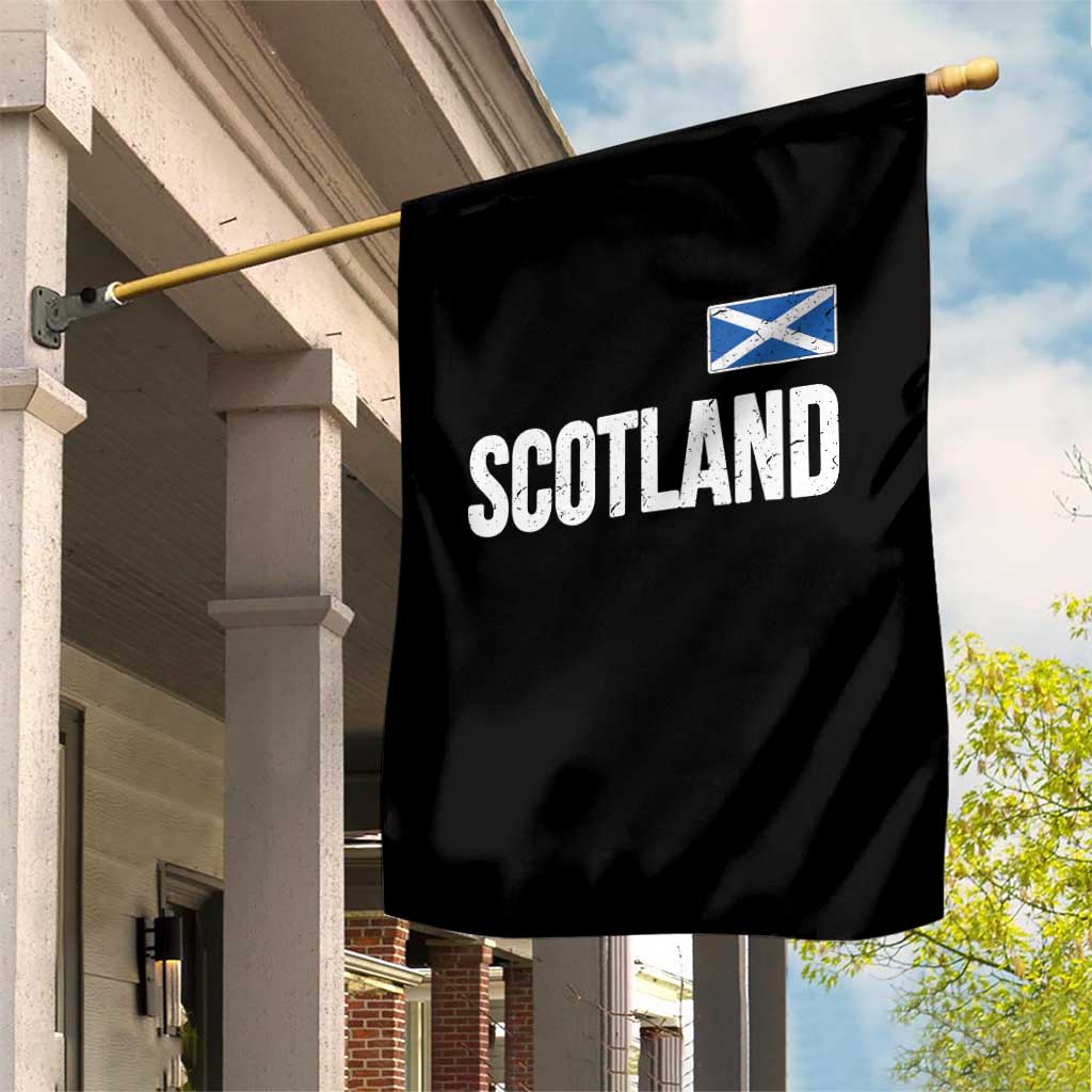 Scotland Saltire Flag Minimalist Athletic College Style Garden Flag TS02 Print Your Wear