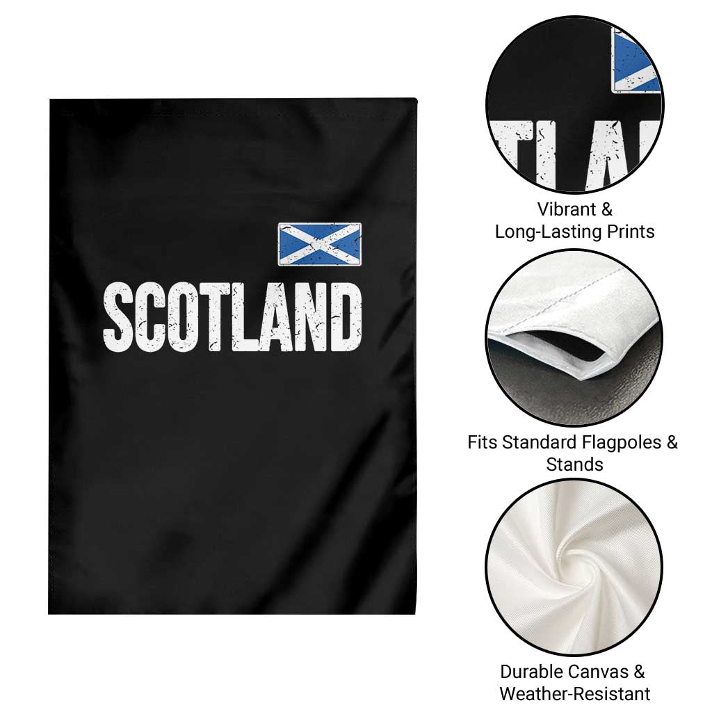 Scotland Saltire Flag Minimalist Athletic College Style Garden Flag TS02 Print Your Wear