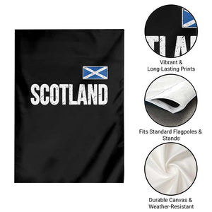 Scotland Saltire Flag Minimalist Athletic College Style Garden Flag TS02 Print Your Wear