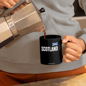Scotland Saltire Flag Minimalist Athletic College Style Coffee Mug TS02 Print Your Wear