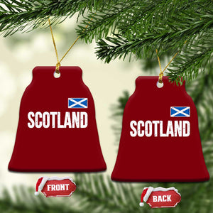 Scotland Saltire Flag Minimalist Athletic College Style Ceramic Ornament TS02 Print Your Wear