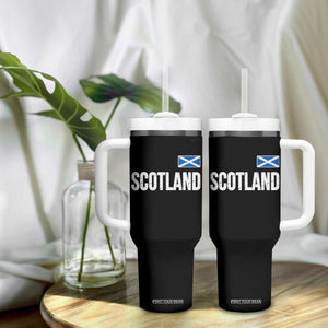 Scotland Saltire Flag Minimalist Athletic College Style Tumbler With Handle TS02 Print Your Wear