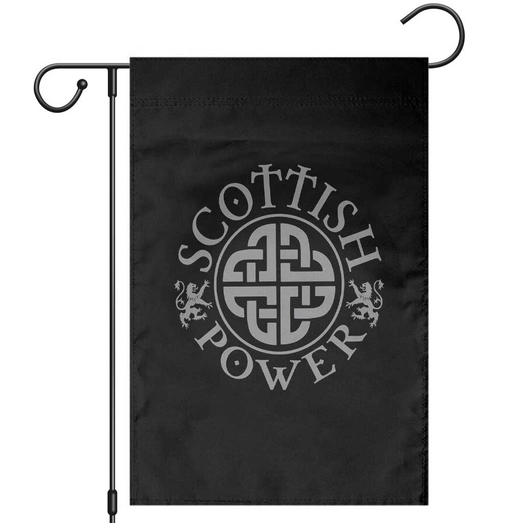 Scottish Power Celtic Knotwork Shield Emblem Garden Flag Traditional Tribal Heritage Scottish Pride TS02 Black Print Your Wear