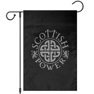 Scottish Power Celtic Knotwork Shield Emblem Garden Flag Traditional Tribal Heritage Scottish Pride TS02 Black Print Your Wear