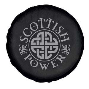 Scottish Power Celtic Knotwork Shield Emblem Spare Tire Cover Traditional Tribal Heritage Scottish Pride TS02 Print Your Wear